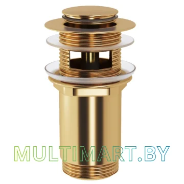 Умывальник Lauter 21393-60-A (клапан 21190G + сифон 21635G, золото) картинка 3